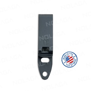 Klips mocujący do kabur DCC Mod 4 Super Shorty HLR Gear Clip 1.5" SHS Grey Cerakote USA - pas do 38 mm