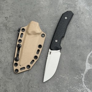 Nóż MK Knives & Tools Flin Expedition  M390 CarbonTex G10 FDE Fall Kydex