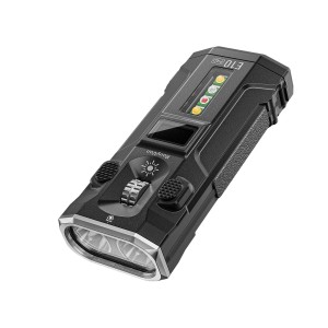 Latarka RovyVon E10 Pro Wielofunkcyjna 1600lm UV365nm Laser Pokrętło Steruj