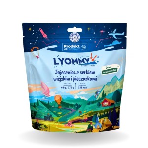 LYOMMY Jajecznica z Serkiem Wiejskim i Pieczarkami 275 g liofilizowana