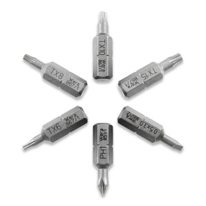 Audacious Concept Zestaw Bitów Wera 1/4" Torx Phillips Płaski 7 szt.