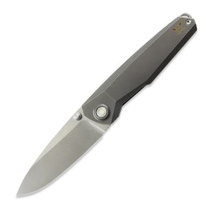 Nóż Składany Audacious Concept Aculis Frame Lock M390 Grey Stonewash Tytan