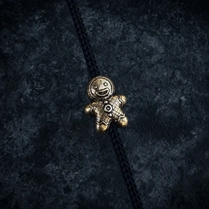 Koralik Ozdoba EDC Audacious Concept G-Man Bead AC600901 Brass - Mosiądz, Wykonanie Jubilerskie