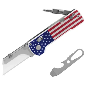 Nóż Użytkowy Oknife U1 Pro Stars&Stripes Multitool Utility Knife Rail Lock