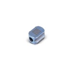 Tytanowy Koralik Real Steel TITANIUM Lanyard Bead Hexagon Blue by Ostap Hel L1101