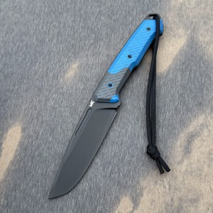 Nóż MK Knives & Tools Nomad "FuturePunk" DLC Vanadis 4 Extra Blue/Grey G10 Grey Kydex