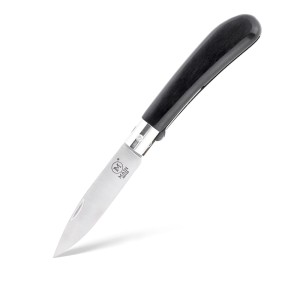 Nóż Składany MAIN Knives German Line 1200 Drop Point 440A Black Pressed Wood