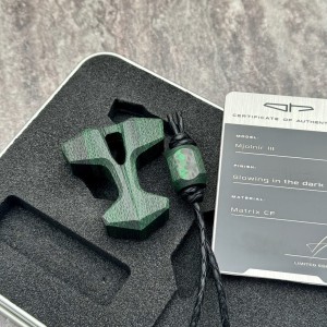 Biżuteria Męska Wisior Naszyjnik Nordycki Mjolnir III Matrix CF GITD Limited Edition #12 | Wisior Zawieszka Ozdoba EDC Worry Stone by Ostap Hel