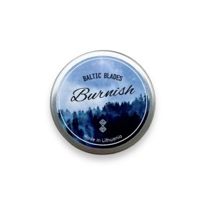 Wosk Uniwersalny Baltic Blades Burnish Artisanal Blade & Wood Wax 60 g do Noży, Skór, Rękojeści, Desek Kuchennych Itp.