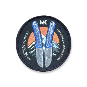 Naszywka MK Knives & Tools 'adVENNtures!' | Haftowana