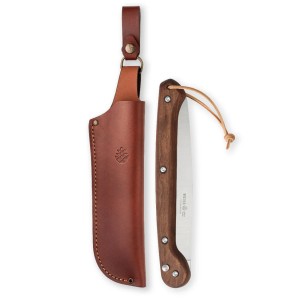 WOXNA Ljusnan 250 - Piła Bushcraftowa Premium 250 mm + Skórzana Pochwa | Stal Nierdzewna