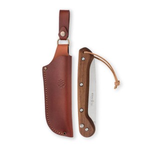 WOXNA Ljusnan 180 - Piła Bushcraftowa Premium 180 mm + Skórzana Pochwa | Stal Nierdzewna