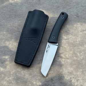 Nóż TFK Knives T10L-Ram AEB-L Black G10 Red Liners nóż EDC outdoor