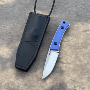 Nóż TFK Knives T10 AEB-L Indigo Blue G10 mały nóż neck EDC