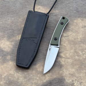 Nóż TFK Knives T10 AEB-L Olive G10 mały nóż neck EDC