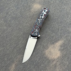 Nóż składany MK Knives & Tools Humbler “Nebula” Satin MagnaCut - Limited FatCarbon Series | Zestaw kolekcjonerski