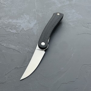 Nóż składany BPS Knives Colibri Black Stal Nierdzewna 14C28N Czarne G10 Phantom & Front Flipper Liner Lock