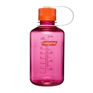 Butelka Nalgene Narrow Mouth Sustain 500 ml Fuchsia Purple with Flame - Wąski Wlew