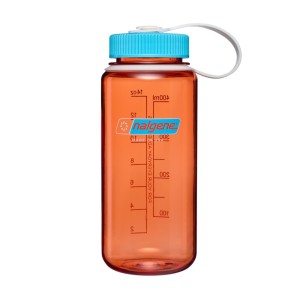 Butelka Nalgene Wide Mouth Sustain 500 ml Flame with Blue Atoll - Szeroki Wlew