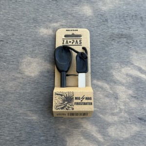 Krzesiwo  z krzesakiem survival, bushcraft ZA-PAS Knives MIG-MAG czarne
