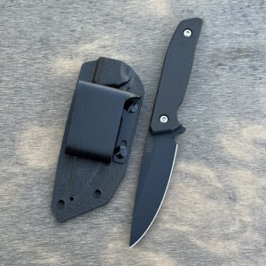 Nóż outdoorowy / EDC ZA-PAS Knives AMBRO2 czarne 1.4116S czarne G10 pochwa