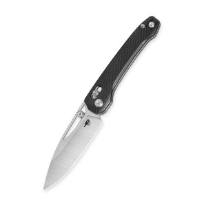 Nóż składany Bestech Knives Cobber BG68A Satin 14C28N Black G10 regulowany kołek blokada Bar-Lock
