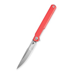 Nóż składany Bestech Knives DUOZ BG65C Liner Lock Satin 14C28N RedG10 by Ostap Hel