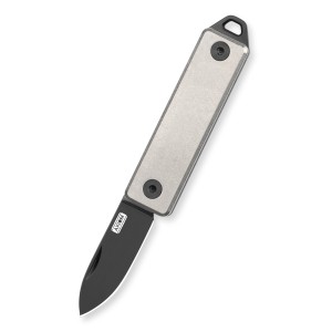AXIOM Mini Scyzoryk EDC Slipjoint 14C28N Black PVD Tytan Stonewash Brelok do Kluczy