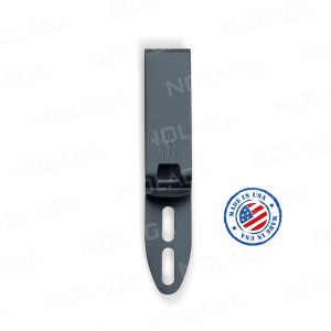 Klips mocujący do kabur DCC Mod 4 Universal Height Adjustable HLR Gear Clip 1.75" Grey Cerakote USA - uniwersalny z regulacją wysokości osadzenia - pas do 45 mm