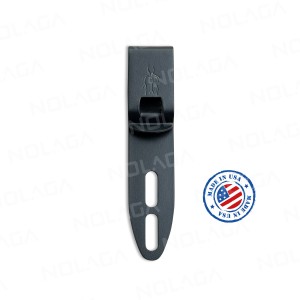 Klips mocujący do kabur DCC Mod 2.1.U Universal Height Adjustable Pocket Clip Grey Cerakote USA - dyskretny z regulacją wysokości osadzenia