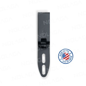 Klips mocujący do kabur DCC Mod 4 Universal Height Adjustable HLR Gear Clip 1.5" Grey Cerakote USA - uniwersalny z regulacją wysokości osadzenia - pas do 38 mm